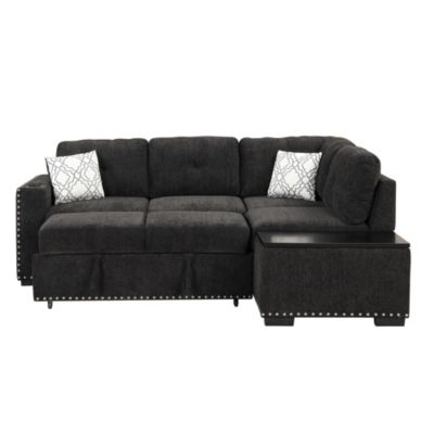 Streamdale 83.8" Reversible Pull-Out Sofa Bed Sectional