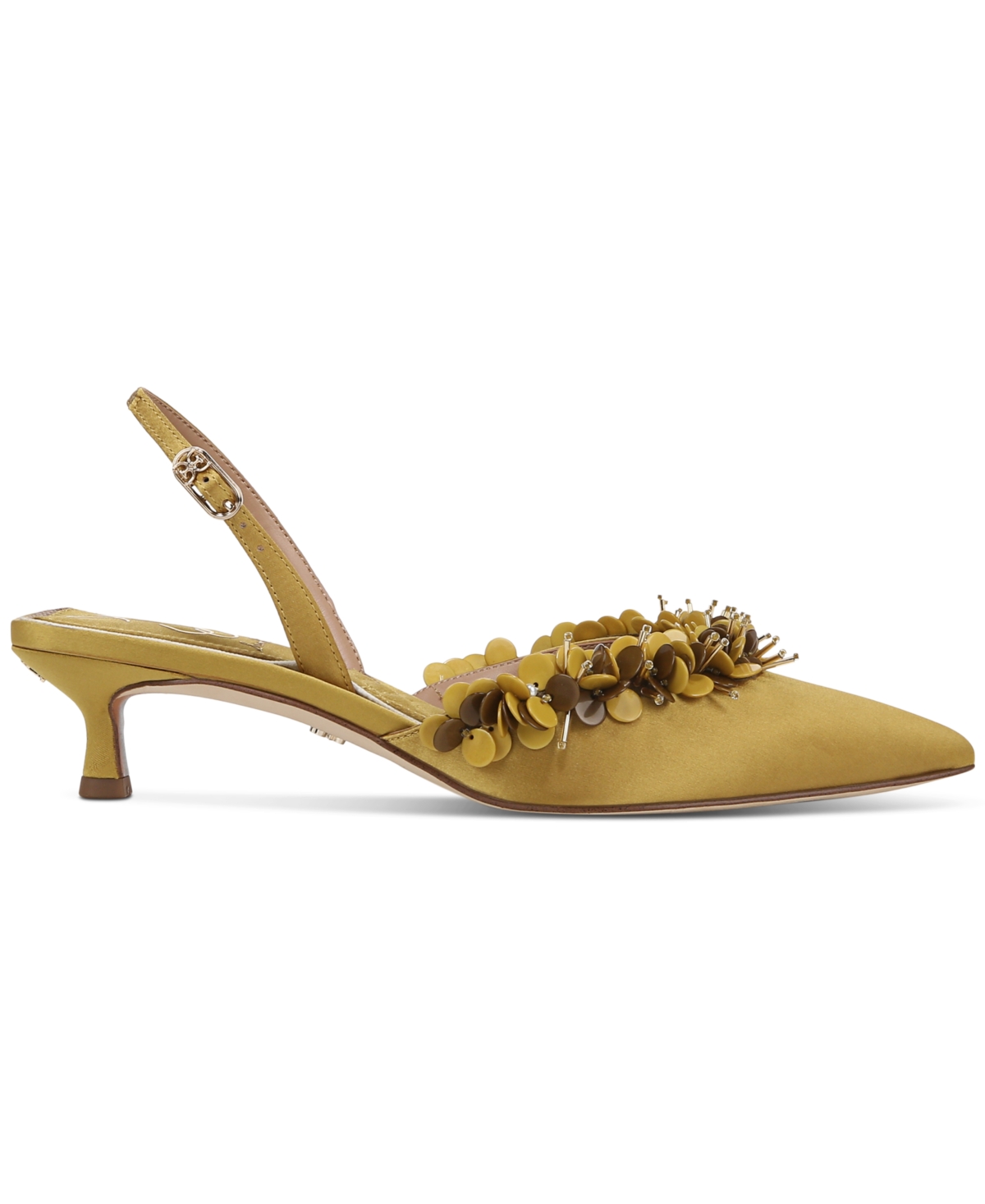 Sam Edelman Women's Trent Embellished Slingback Kitten-Heel Pumps