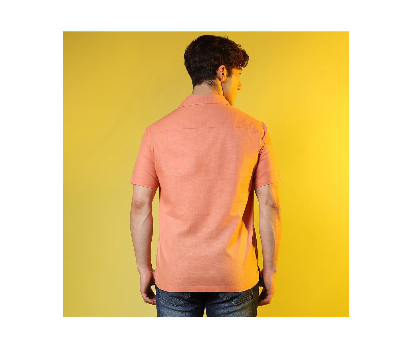 Мужская рубашка Cahoot Campus Sutra Tangarine Orange Heathered, цвет: Оранжевый — фото 4