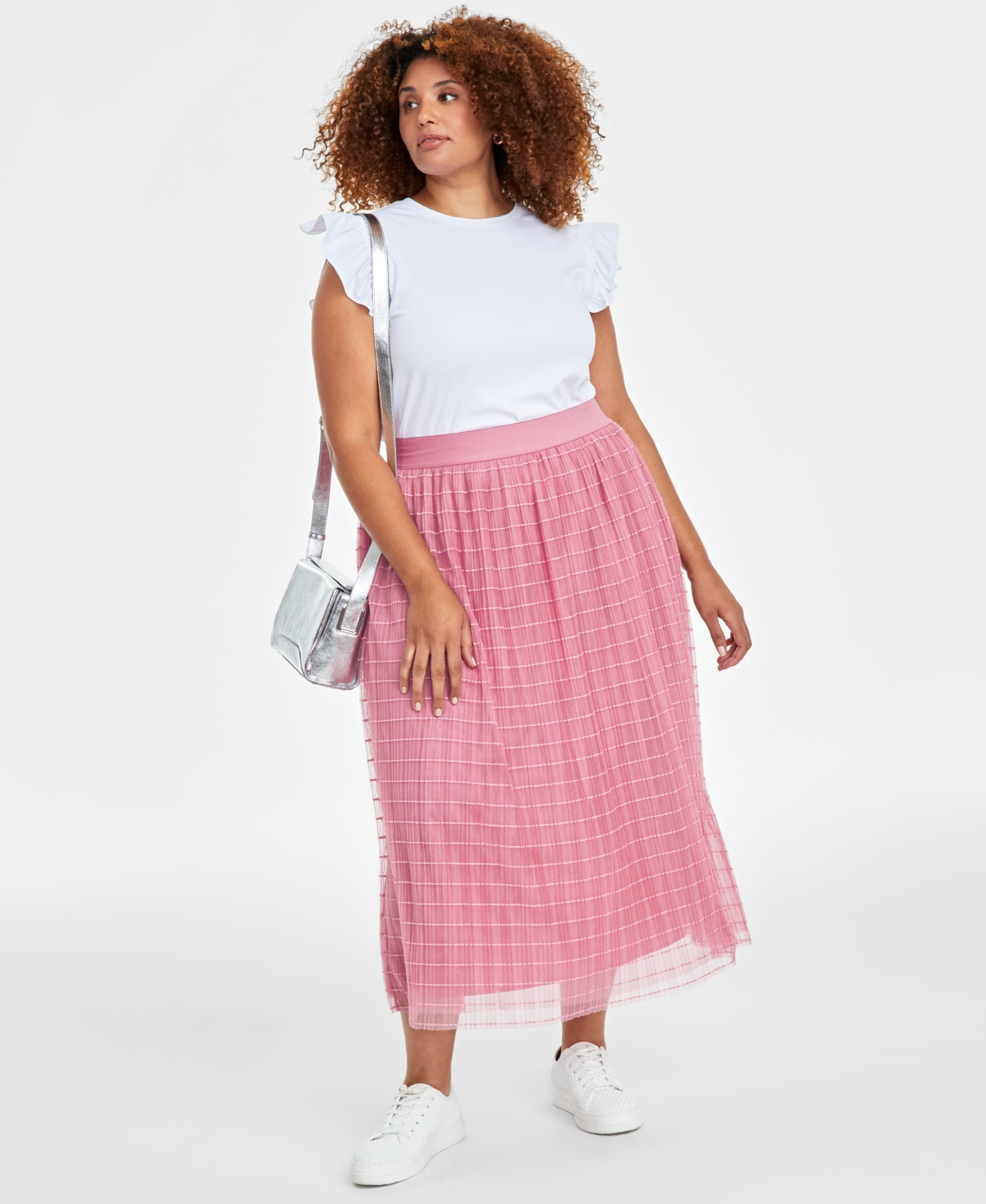Pink tulle skirt at macy's top