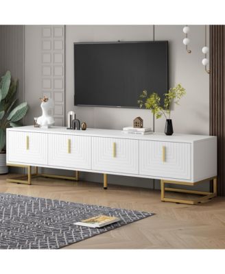 Streamdale  furniture 1PC  Pads for Stability and Floor Protection  - Adjustable TV Cabinet