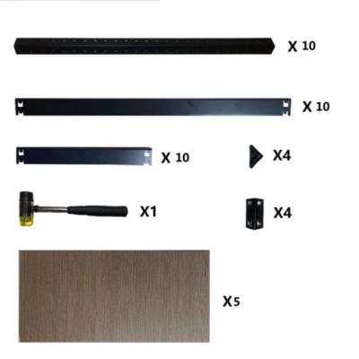 Adjustable 5-Tier Metal Garage Storage Shelves