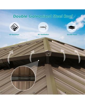 Streamdale 12'x18' Hardtop Aluminum Gazebo