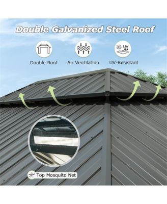 Streamdale 12' X 18' Hardtop Gazebo, Aluminum Metal Gazebo