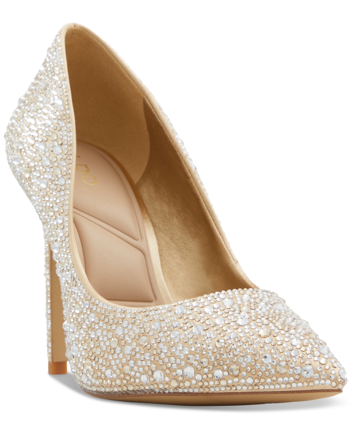 Shop Aldo Women's Stessy2.0 Slip On Pumps In Gold