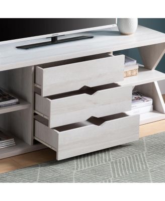 Streamdale TV Stand White Oak