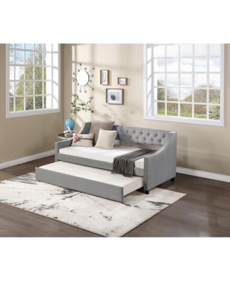 Twin Upholstered Trundle Daybed