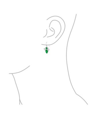 Elegant Queen Bee Pendant Necklace - Black and Golden Cubic Zirconia, 14K Yellow Gold Plated, .925 Sterling Silver