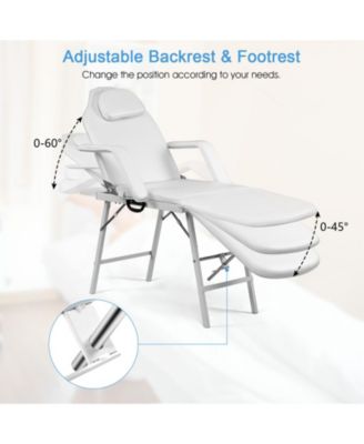 73 Inch Portable Tattoo Salon Facial Bed Massage Table