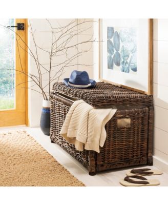Elijah Wicker Storage Trunk