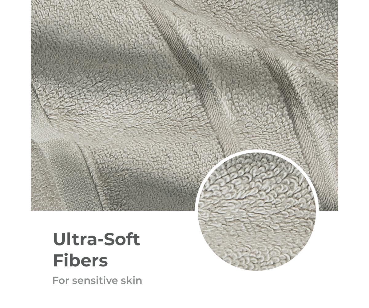 Cariloha Bath Towel | Blush 28"x54" Turkish Cotton & Viscose Material Blend Extra Smooth, Odor Resistant and Highly Absorbent