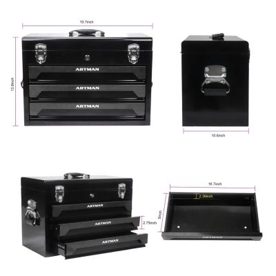 3 Drawers Tool Box With Tool Set