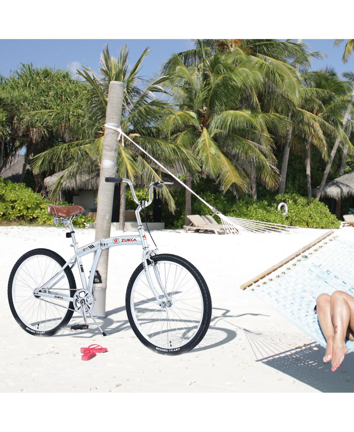 Streamdale Furniture Single Speed Folding Bicycles, Multiple Colors 26