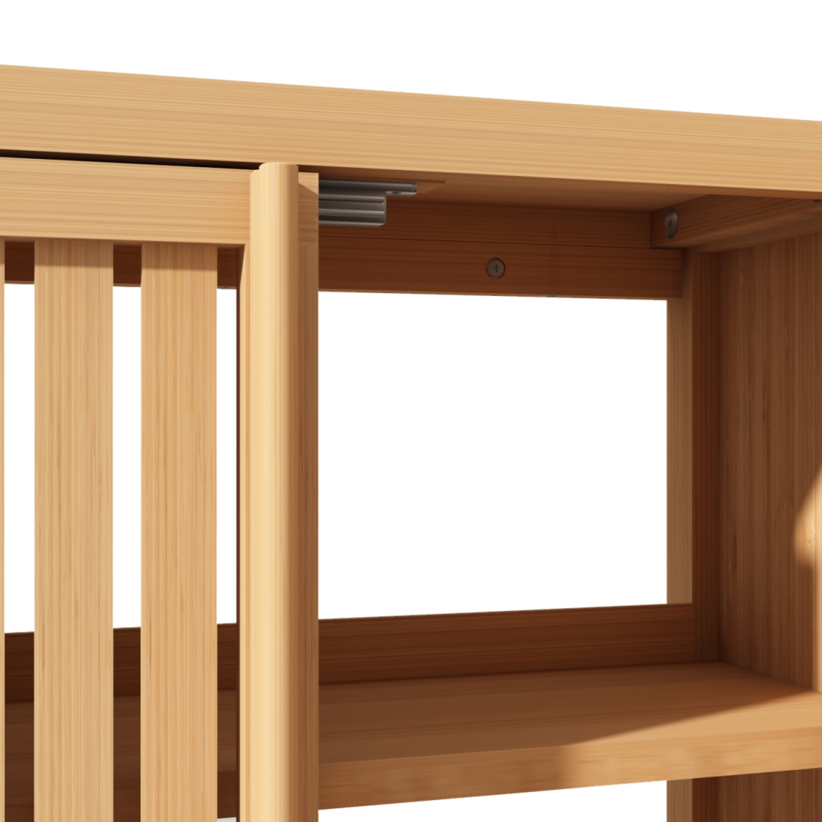 Simplie Fun Bathroom Cabinet Wall Mounted Bamboo Toilet Storage Box