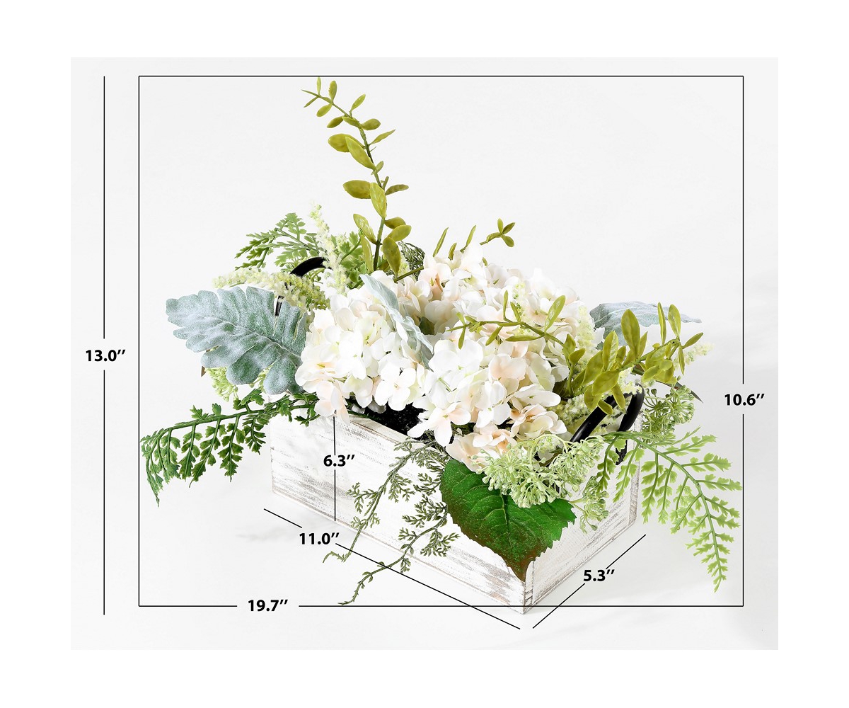 Safavieh Faux Hydrangea Potted Arrangement