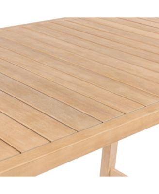 Porto Modern Coastal 3-Piece Acacia Wood Outdoor