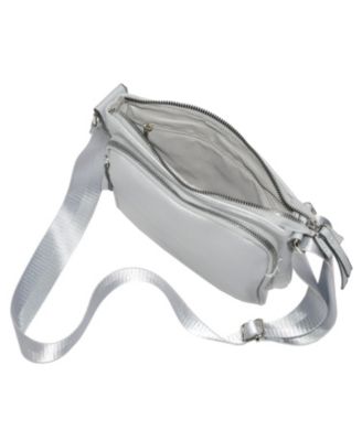 CROSSBODY BAG WITH FRONT ZIPPER POCKET