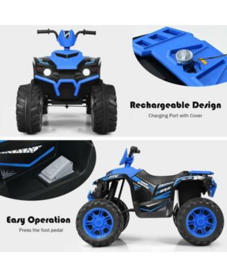 12V Kids Ride on ATV with LED Lights and Treaded Tires and LED lights