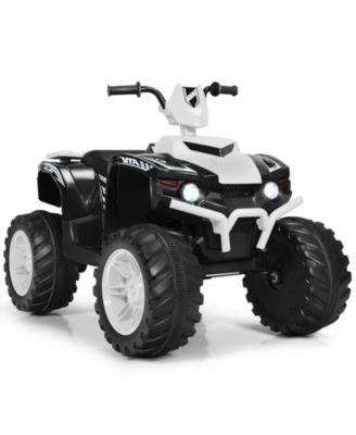 12V Kids Ride-on ATV with Slow Start Forward Reverse LED Lights and All-Terrain Treaded Tires