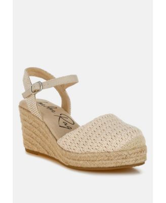 Lathan Raffia Espadrilles Sandals
