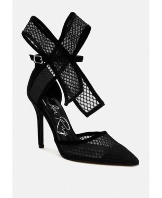 Womens Regenta Big Bow Detail Stiletto Sandals