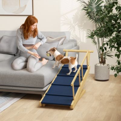 Dog Ramp, Adjustable Foldable Pet Ramp for Small to Large Dogs