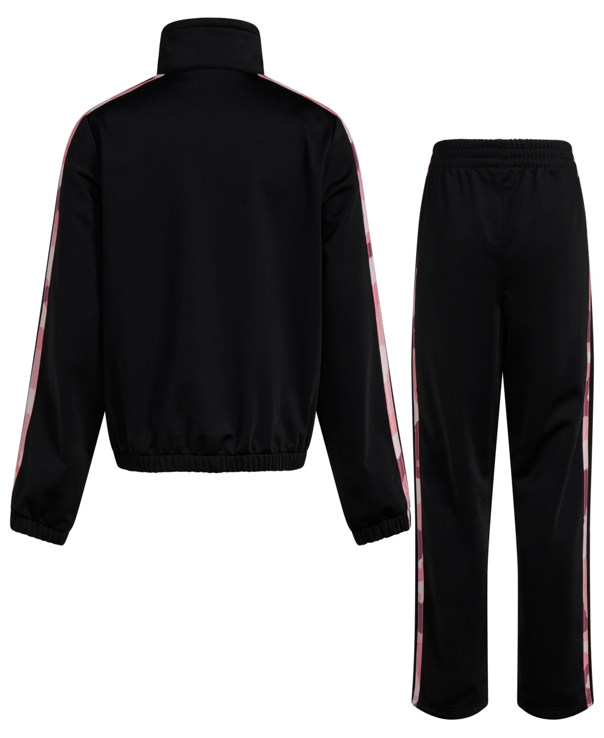 adidas Little & Toddler Girls Long Sleeve Fashion Tricot Jacket Pant, 2-Piece Set