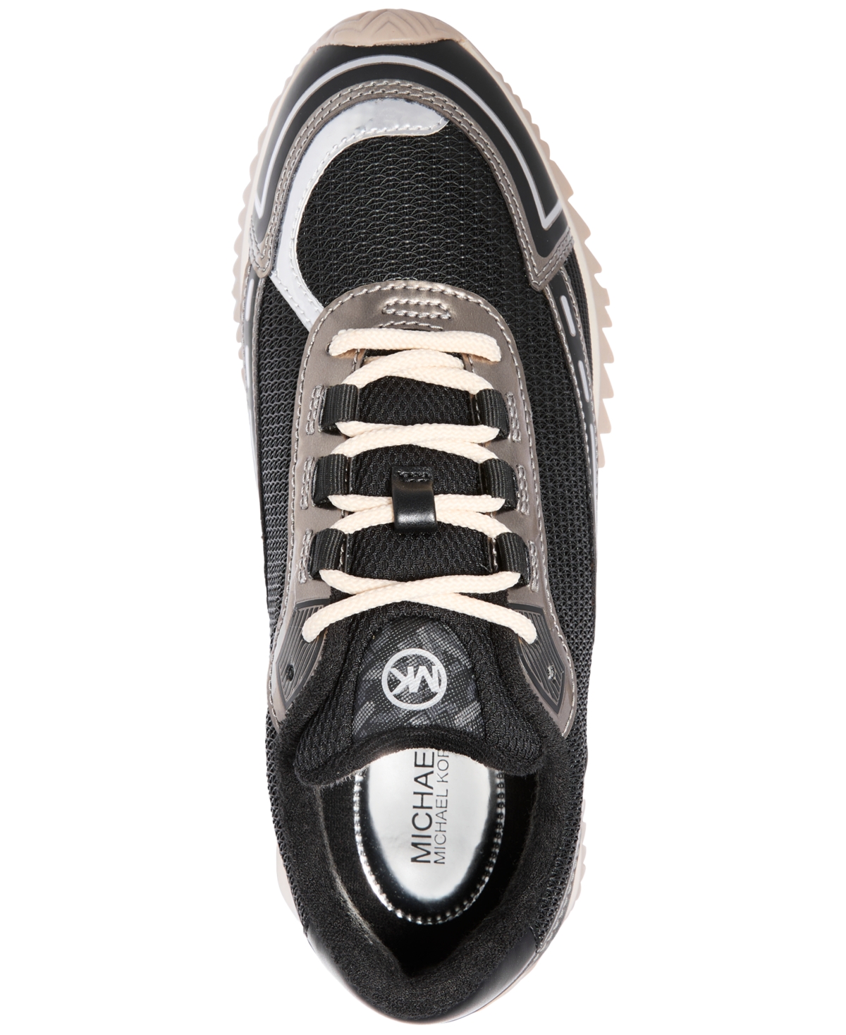 Michael Kors Michael  Byrdie Trainer Running Sneakers In Brown Multi