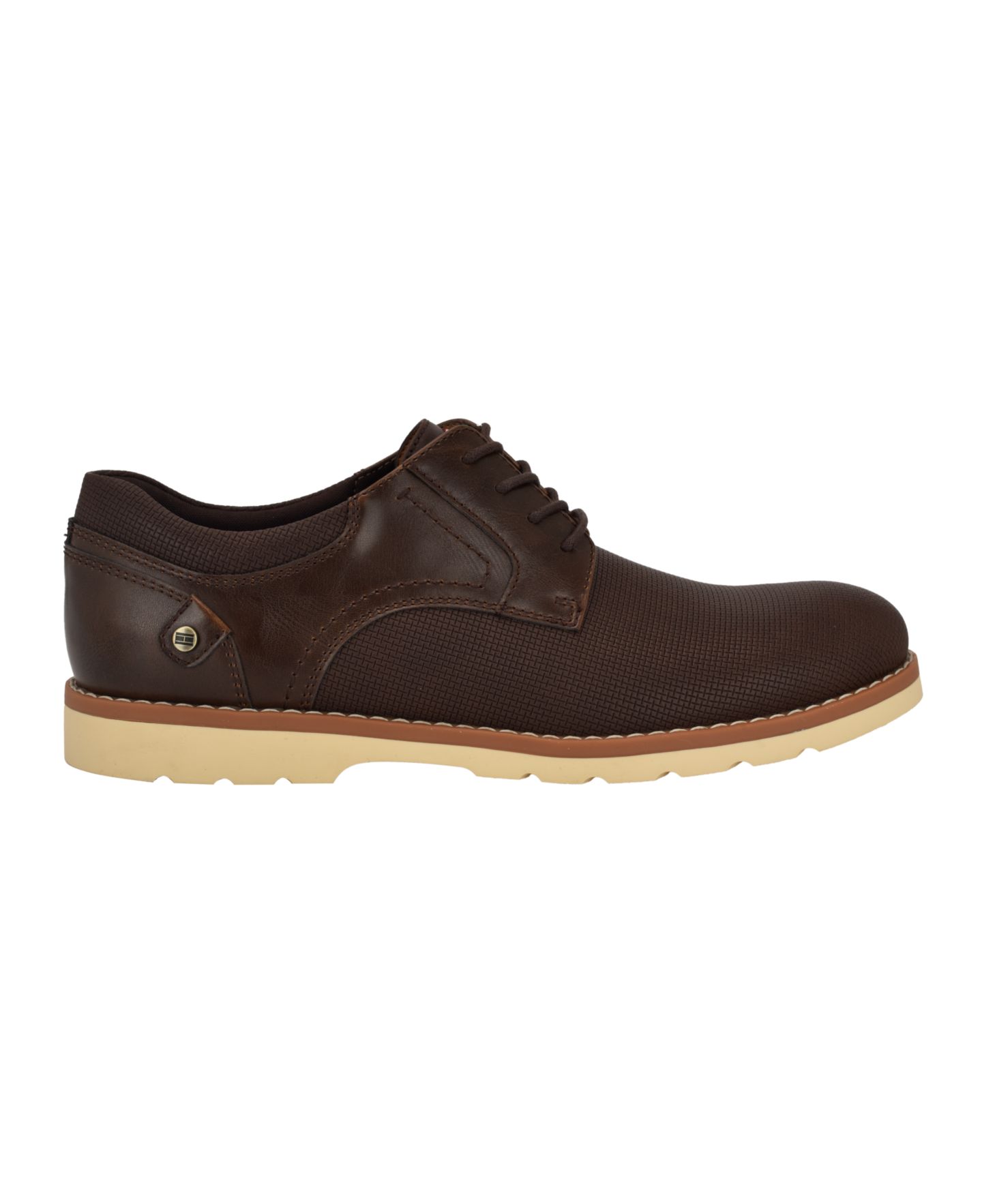 Мужские туфли Tommy Hilfiger Nemoza Lace Up Dress Oxfords, цвет: Средний коричневый — фото 7