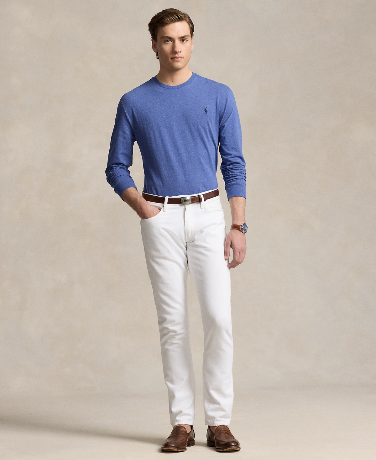 Polo Ralph Lauren Men's Classic-Fit Jersey Long-Sleeve T-Shirt