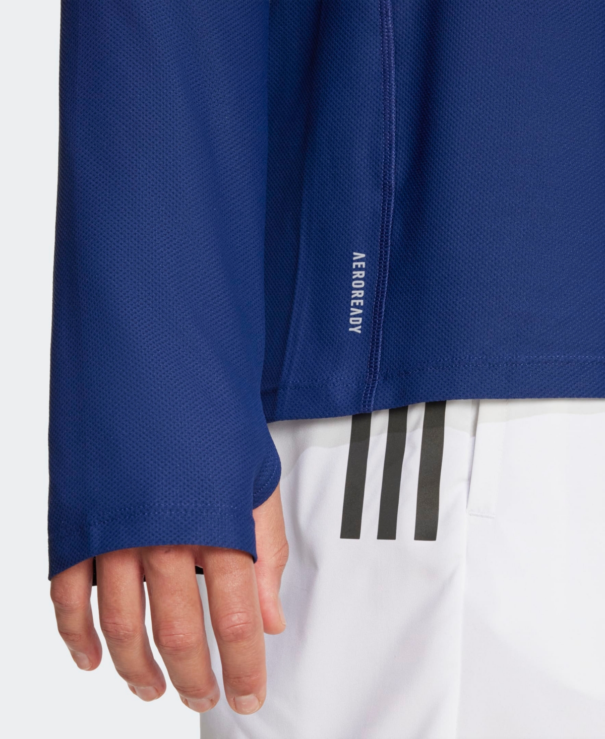 Adidas Originals Mens Adidas Own The Run Aeroready Running L/s T-shirt In Dark Blue