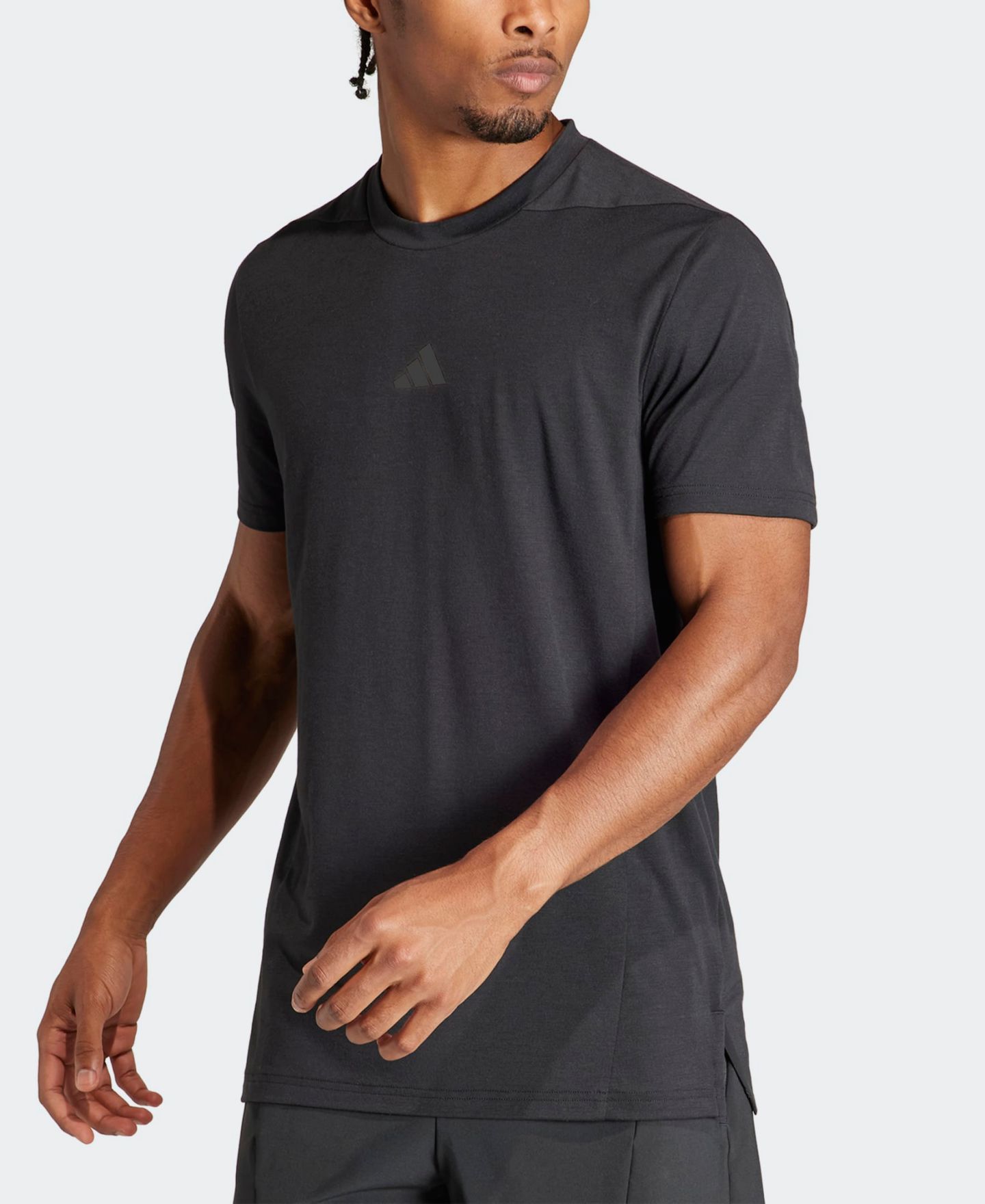 Мужская футболка adidas Designed for Training Workout, цвет: Чёрный — фото 1