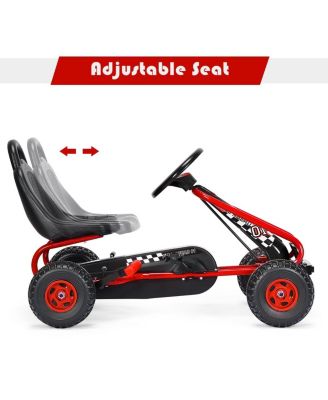 4 Wheel Pedal Powered Ride On Car with Adjustable Seat