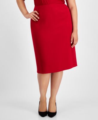 Plus Size Skimmer Skirt