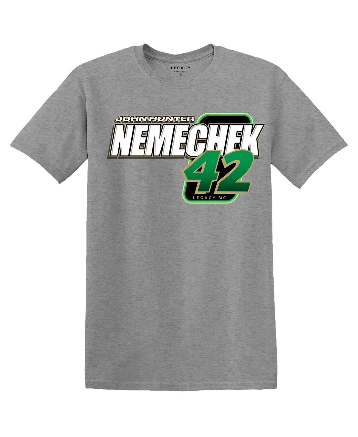Legacy Motor Club Team Collection Men'sJohn Hunter Nemechek Dollar Tree Car T-Shirt - Heather Charcoal
