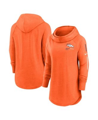 Nike Women's Orange Denver Broncos Minimal Statement Lightweight Raglan ...