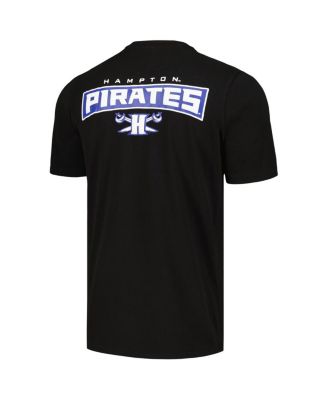 Men's Black Hampton Pirates Applique T-Shirt
