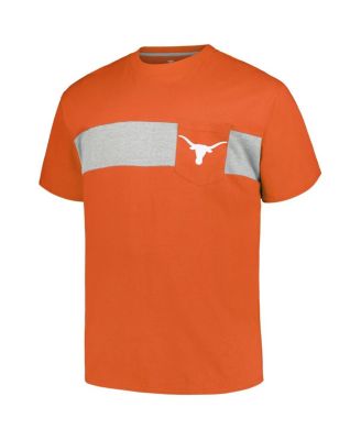Men's Texas Orange Texas Longhorns Big Tall Color Stripe T-Shirt