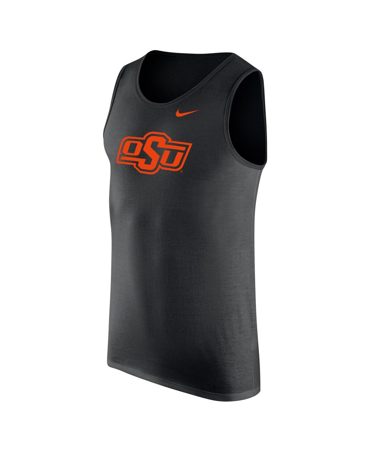 Nike Men's Black Oklahoma State Cowboys Tank Top In Black