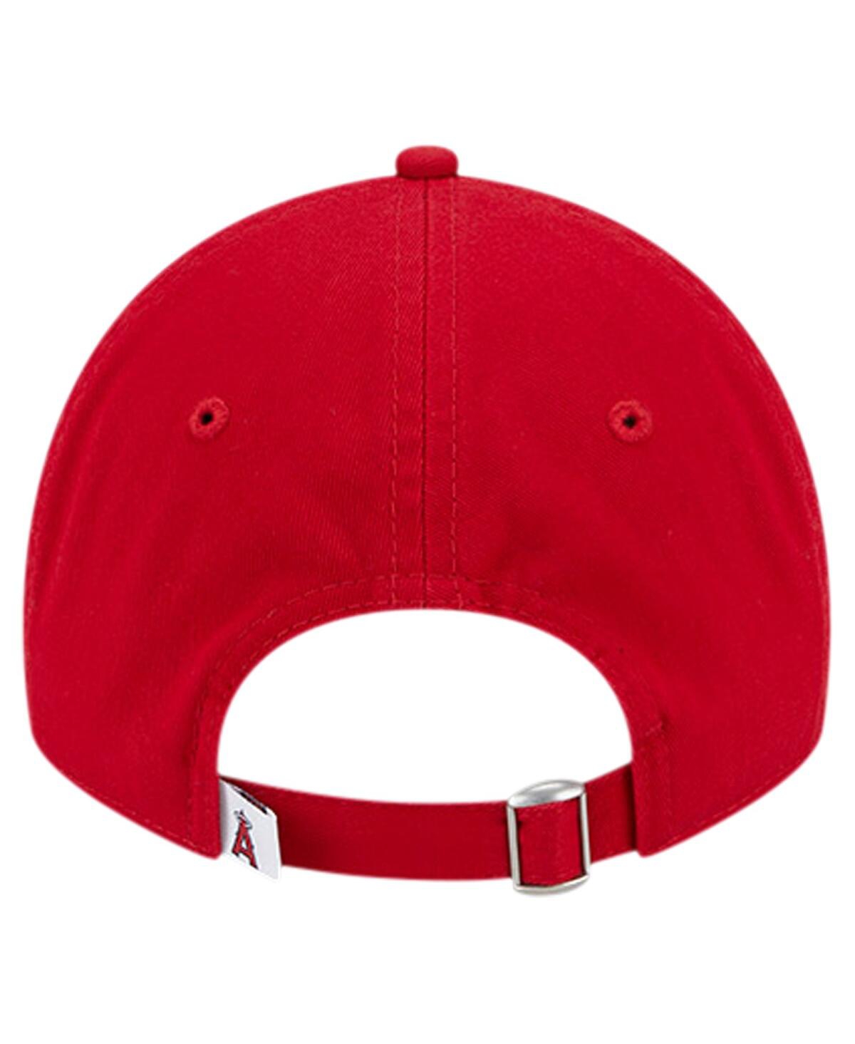 New Era Big Boys And Girls Red Los Angeles Angels Team Color 9twenty Adjustable Hat In Red