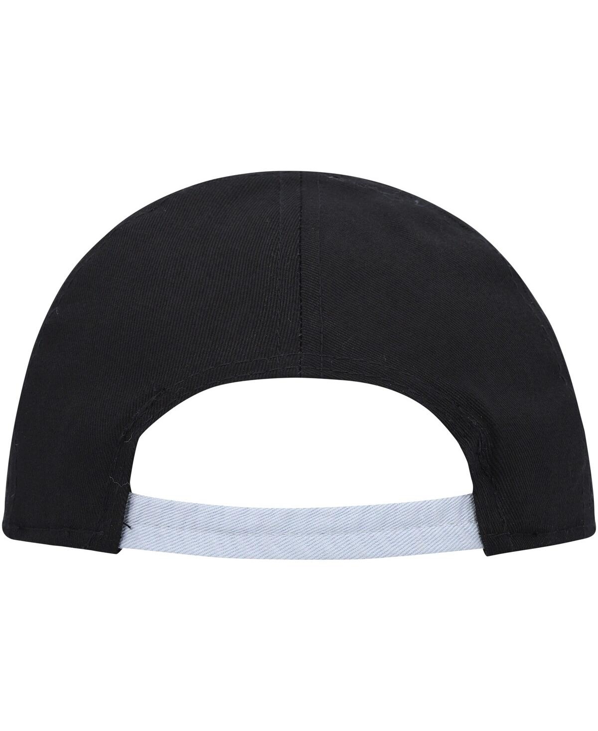 New Era Baby Boys And Girls Black/silver Las Vegas Raiders My 1st 9twenty Adjustable Hat In Black,silver