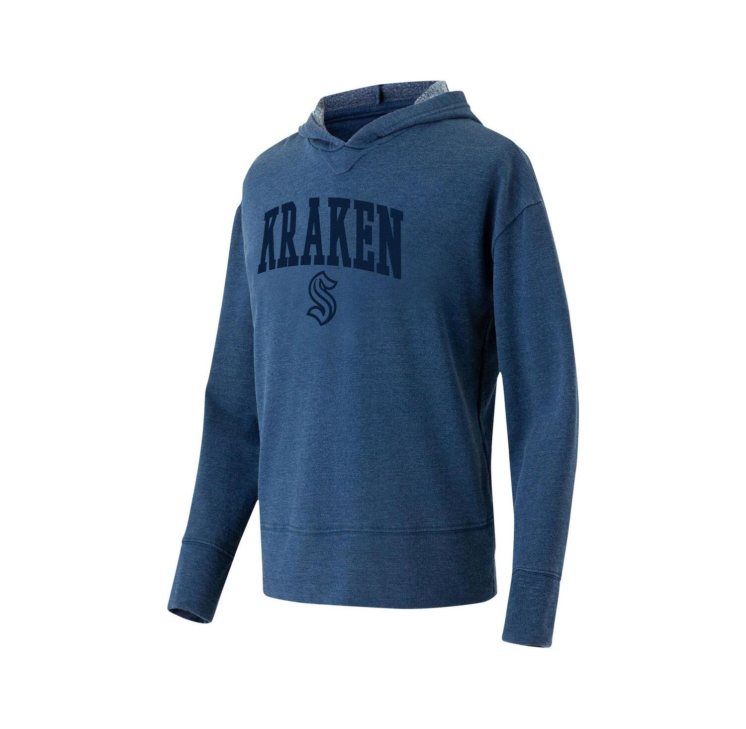 Women's Deep Sea Navy Seattle Kraken Volley Pullover Hoodie