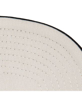 Men's Black Golden State Warriors Monogram Allover Logo Mesh Trucker Adjustable Hat