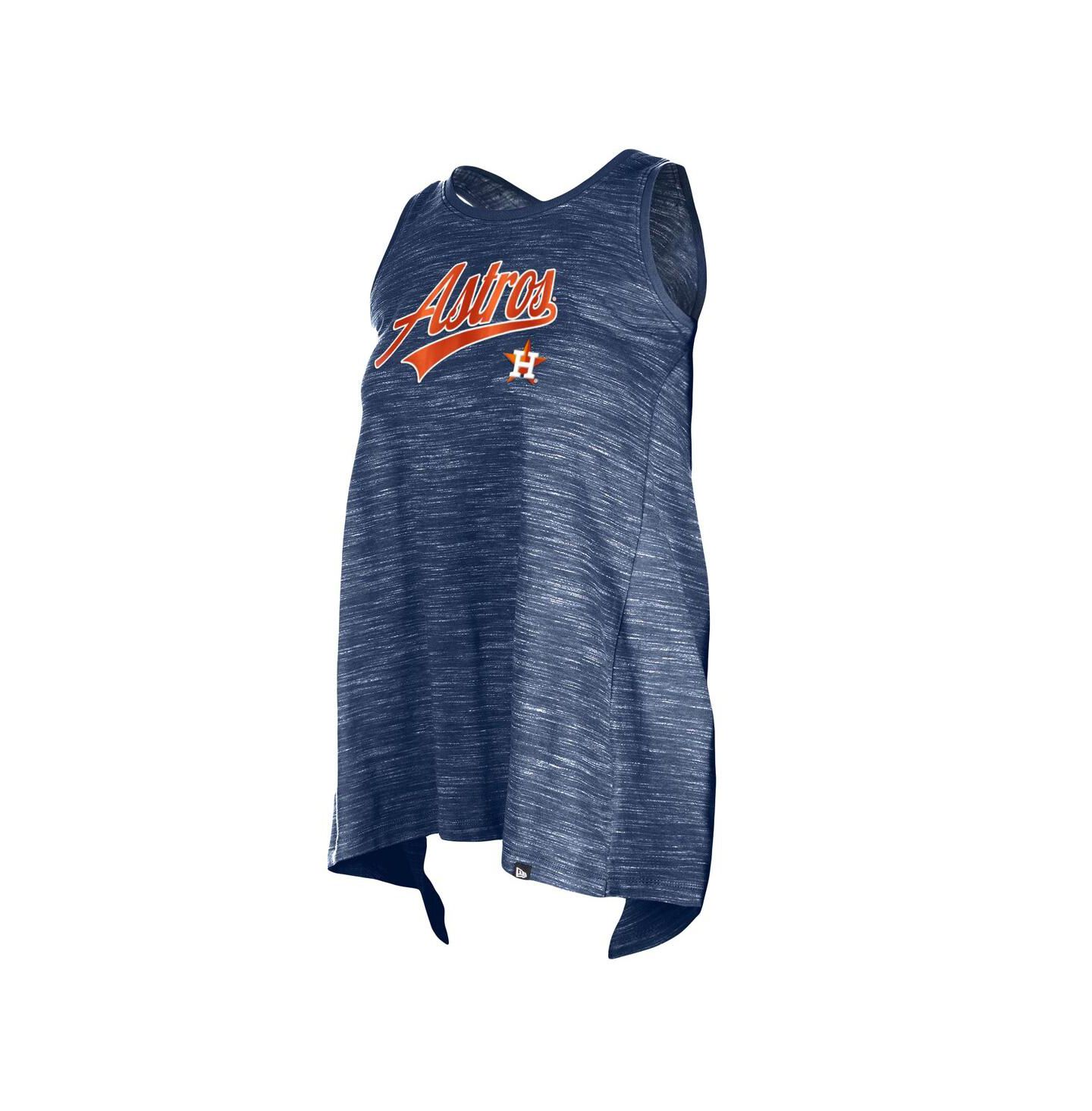 Женский топ New Era Navy Houston Astros Space-Dye Active — фото 4