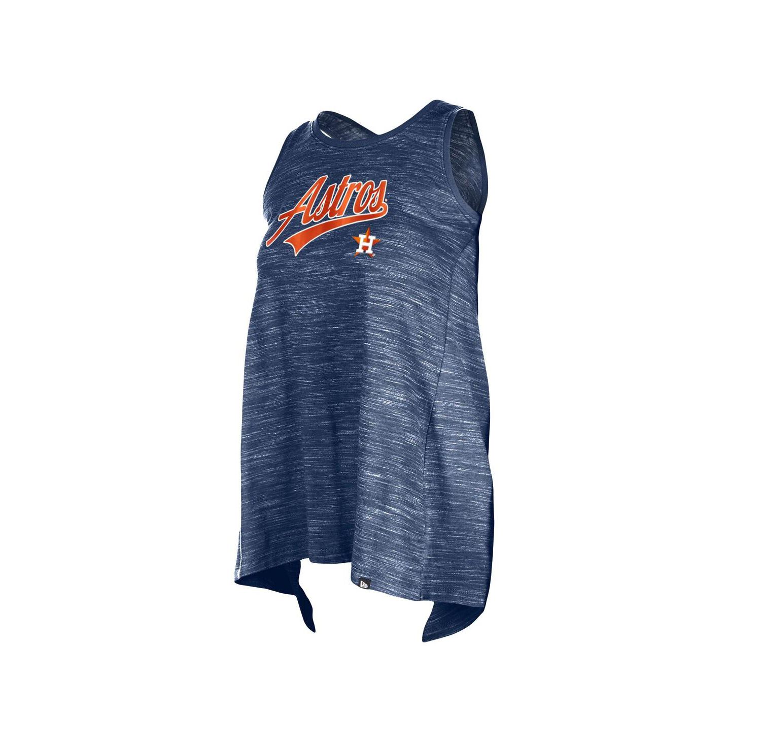 Women's Navy Houston Astros Space-Dye Active Tank Top