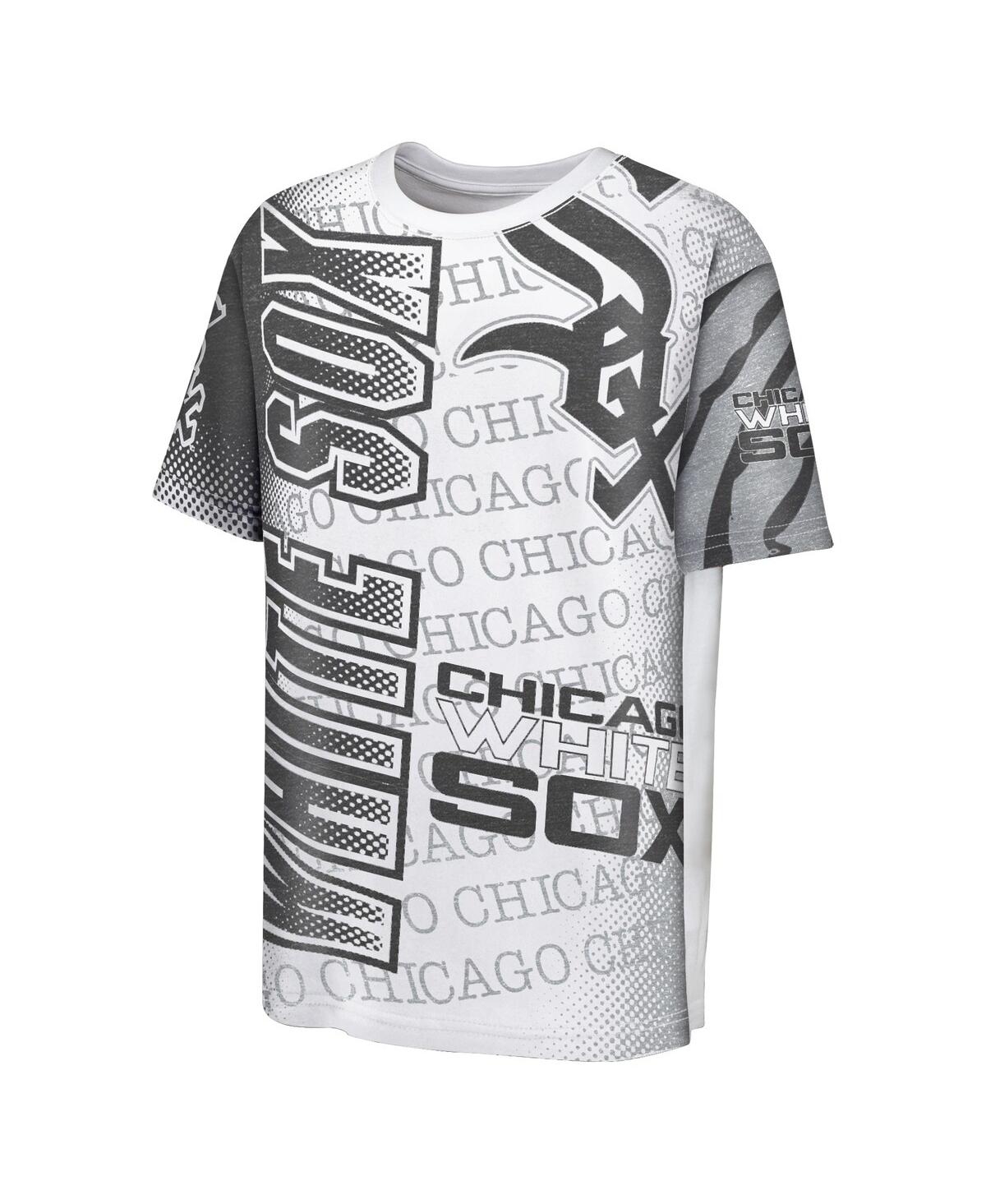 Outerstuff Big Boys and GirlsChicagoSox Impact Hit Bold T-Shirt - White
