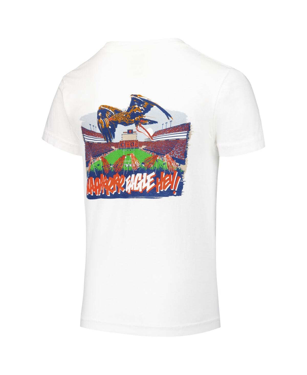 Image One Big Boys And Girls White Auburn Tigers Hyperlocal Comfort Colors T-shirt In White