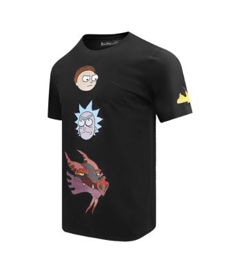 Men's Black Rick And Morty Balthromaw Year of the Dragon T-Shirt