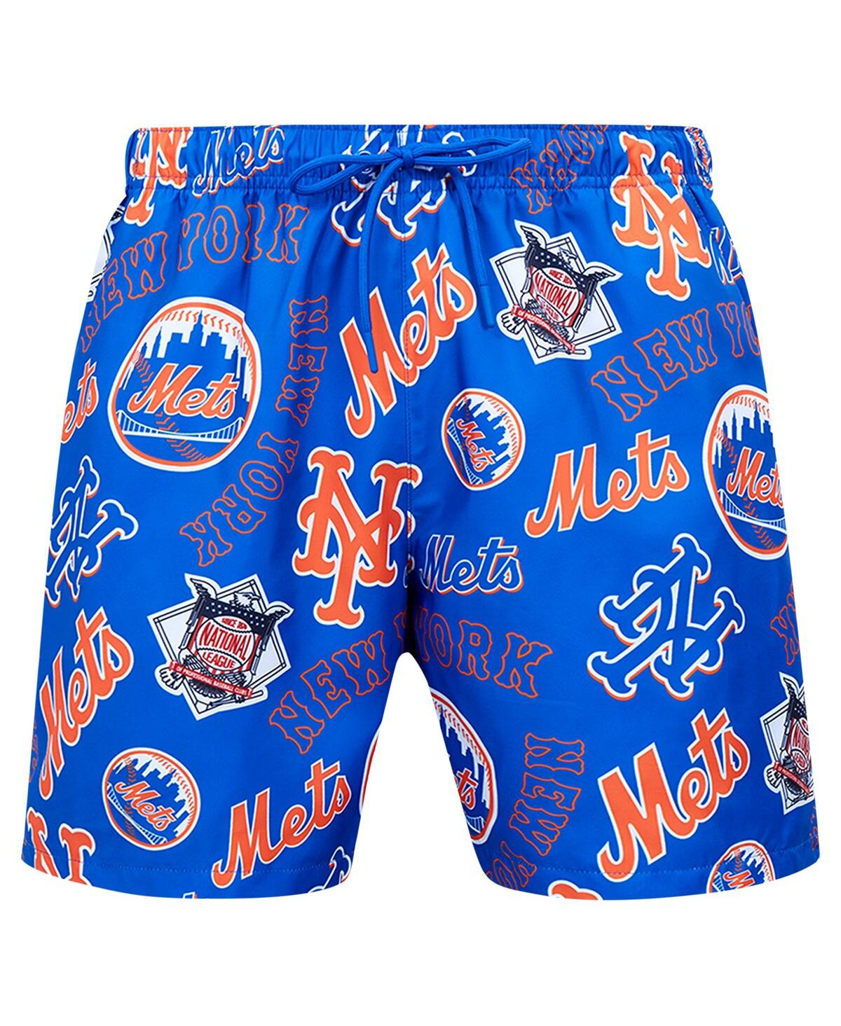 Pro Standard Men's Royal New York Mets Toss Logo Woven Shorts In Royal