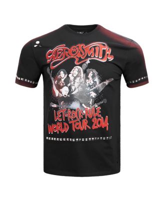 Men's Black Aerosmith Let Rock Rule the World Tour T-Shirt